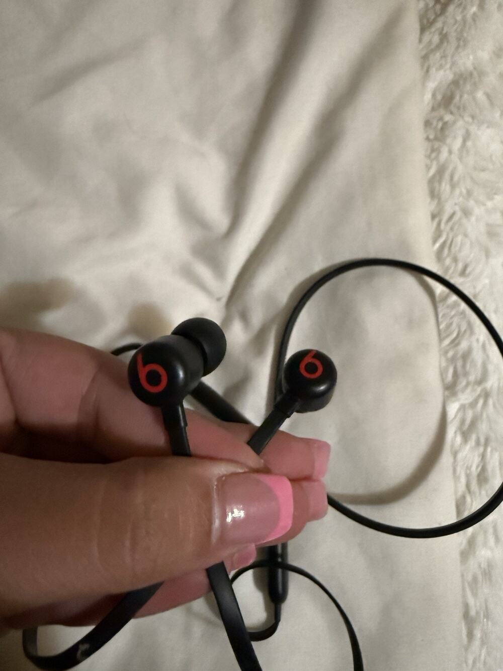 Beats by Dr.Dre , Flex Wireless Bluetooth Neckband In-Ear Earbuds Black/Red